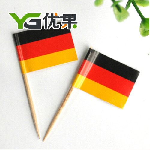 Creative fruit pick and fork, bar KTV fruit bowl decoration, cake burger dessert stick tag, toothpick flag can be customized.