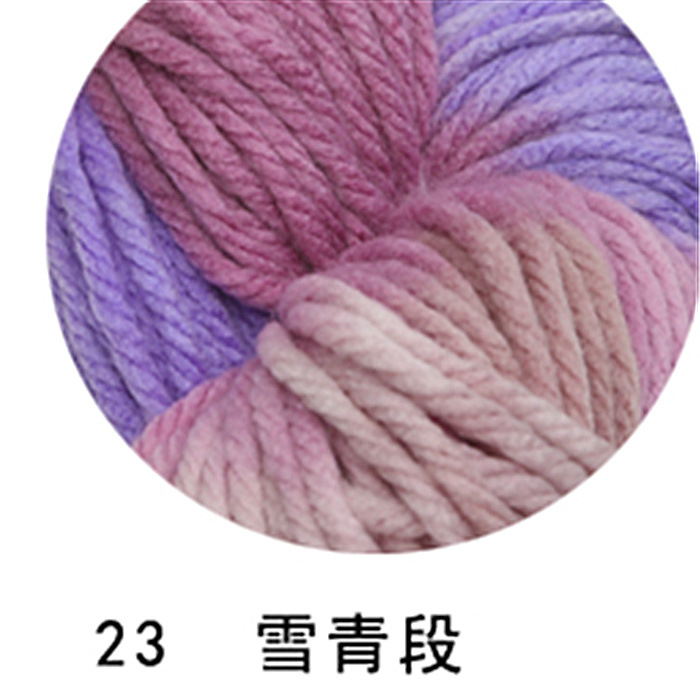 Hilo de lana gruesa Hilo acrílico Bufanda tejida a mano Hilo de poliéster Fábrica de lana Juguetes de bricolaje Decoración navideña