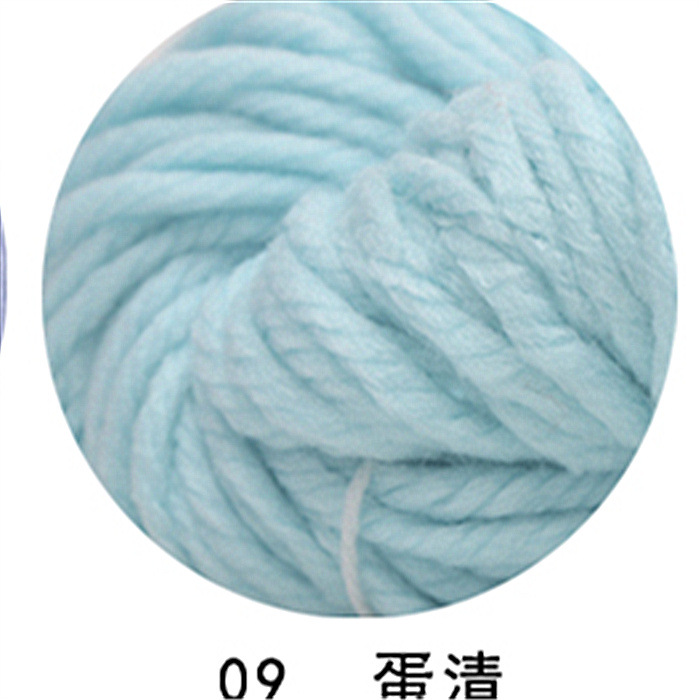 Hilo de lana gruesa Hilo acrílico Bufanda tejida a mano Hilo de poliéster Fábrica de lana Juguetes de bricolaje Decoración navideña