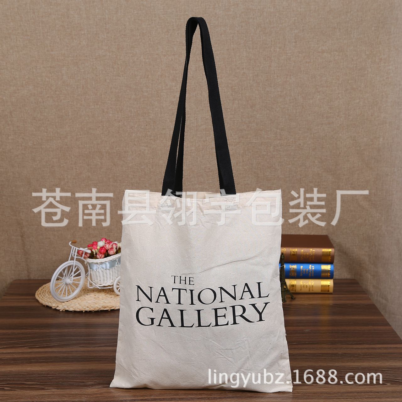 厂家供应手提棉布帆布袋 广告购物收纳帆布袋 可定 制logo