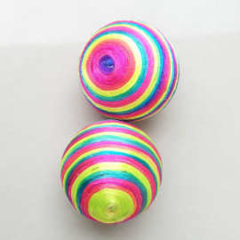 厂家直销韩国七彩绳球 耐抓玩具猫抓球 球形玩具可磨抓 猫玩具