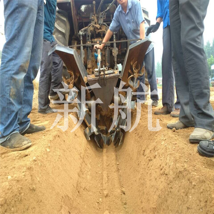 水渠开沟机 大型水渠开沟机 开沟机厂家上宽80cm下