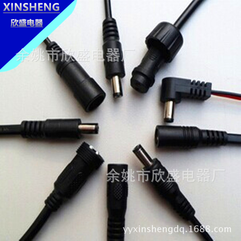 供应LED防水连接 防水插头电源线 防水DC线