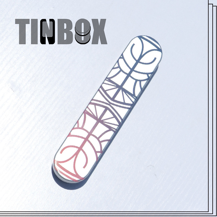 工厂直销 钢笔文具包装铁盒粉刺针盒 礼品盒 175*38*20mm