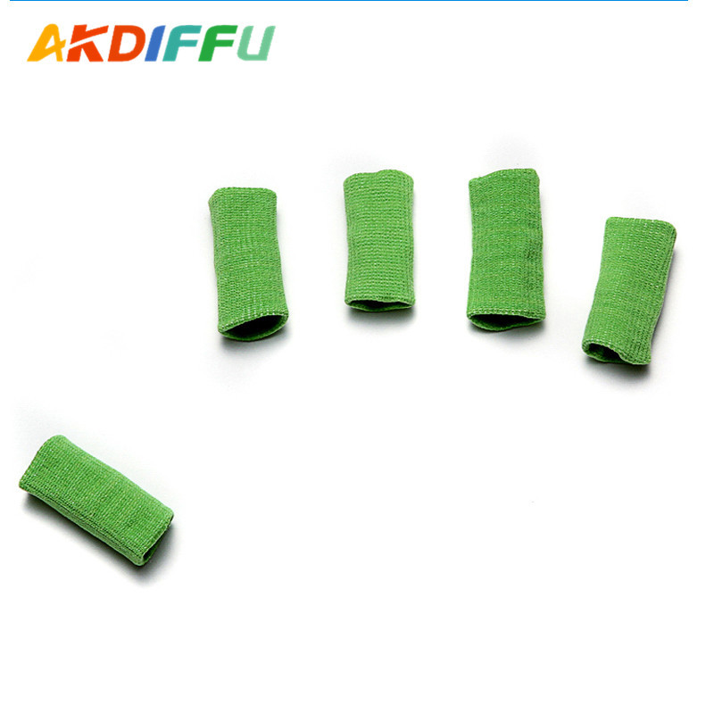 Aikedifei dedo guardia soporte presurizado nylon color dedo manga baloncesto voleibol ciclismo danza deportes dedo guardia