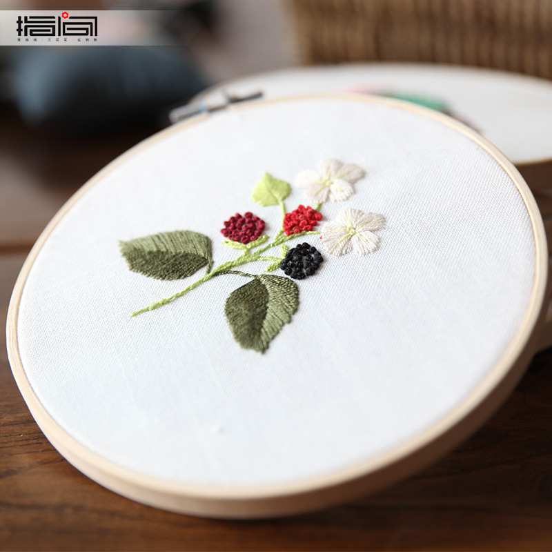 Bordado hecho a mano DIY material paquete niños estudiante de punto de cruz tridimensional de tela Europea bordado creativo colgando pintura