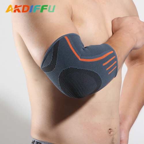 AcidiPhi 4001# Knit Elbow Guard with Thickened Anti-Collision Basketball Arm Guard for Football Volleyball Roller Skating