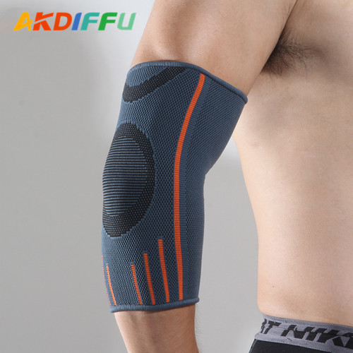 AcidiPhi 4001# Knit Elbow Guard with Thickened Anti-Collision Basketball Arm Guard for Football Volleyball Roller Skating