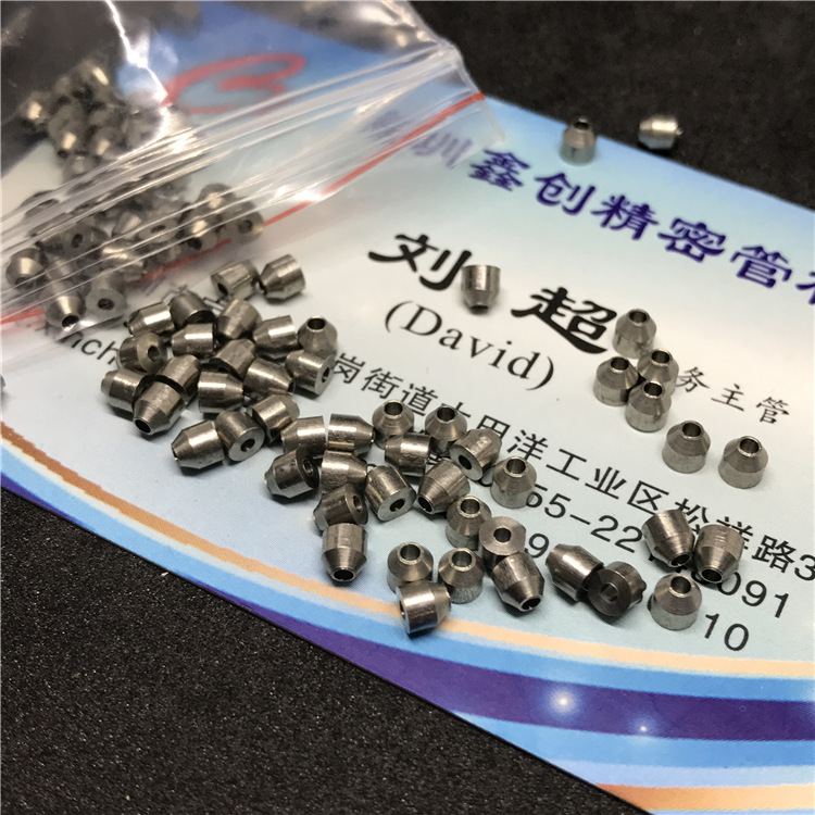 退火软态不锈钢毛细管 精密管缩口 缩尖 割槽打开专业加工