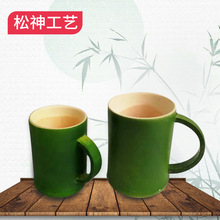 厂家竹质工艺品创意绿杯 竹质茶杯 本色竹筒竹节杯子批发