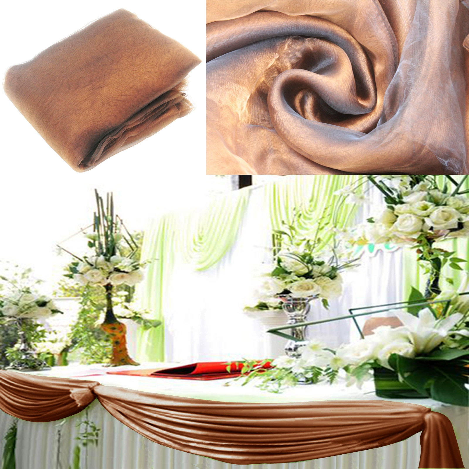 Gauze cloth, decorations, layout, 10m, wholesale