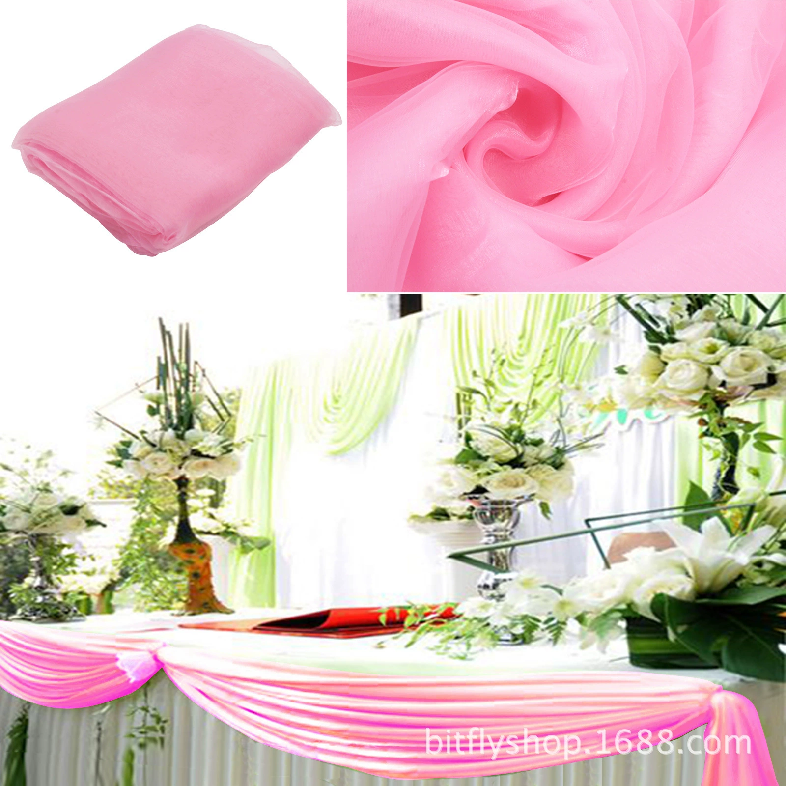 Gauze cloth, decorations, layout, 10m, wholesale