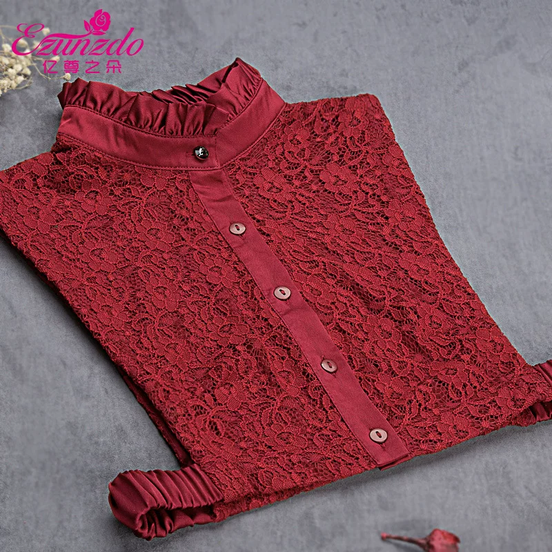 Lace shirt, false collar, universal decorations, Korean style
