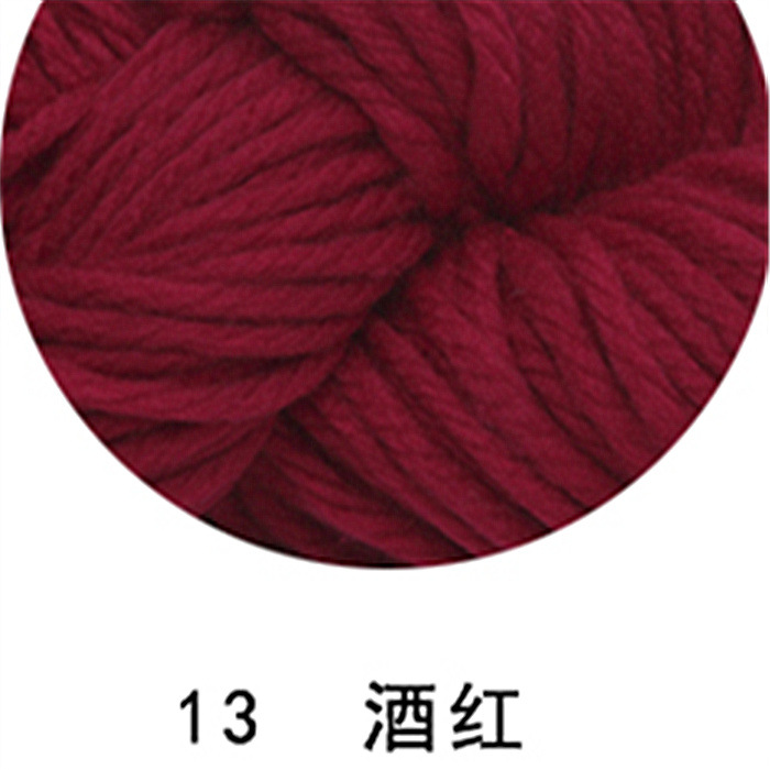 Hilo de lana gruesa Hilo acrílico Bufanda tejida a mano Hilo de poliéster Fábrica de lana Juguetes de bricolaje Decoración navideña