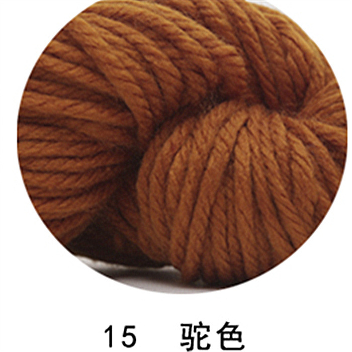 Hilo de lana gruesa Hilo acrílico Bufanda tejida a mano Hilo de poliéster Fábrica de lana Juguetes de bricolaje Decoración navideña