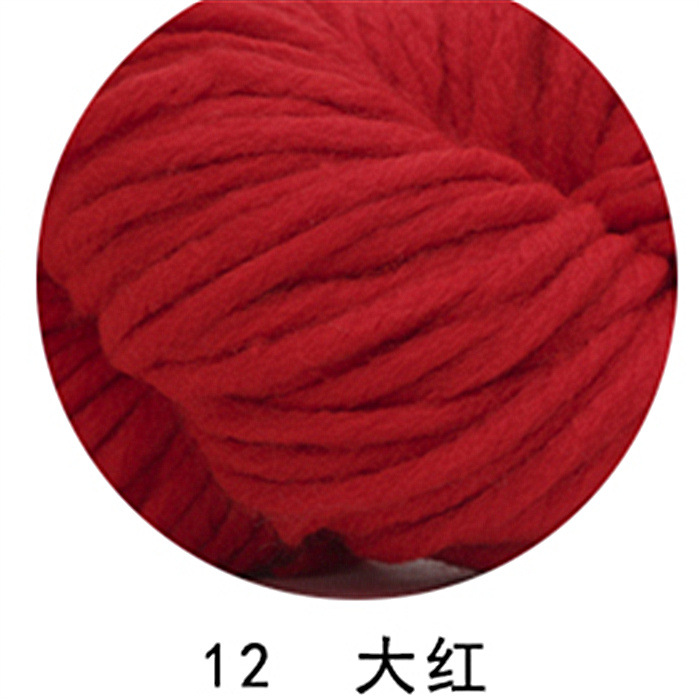 Hilo de lana gruesa Hilo acrílico Bufanda tejida a mano Hilo de poliéster Fábrica de lana Juguetes de bricolaje Decoración navideña