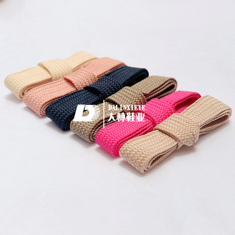 丰源鞋料批发加厚结实质感双层宽扁平鞋带 100mm涤棉彩色宽扁鞋带