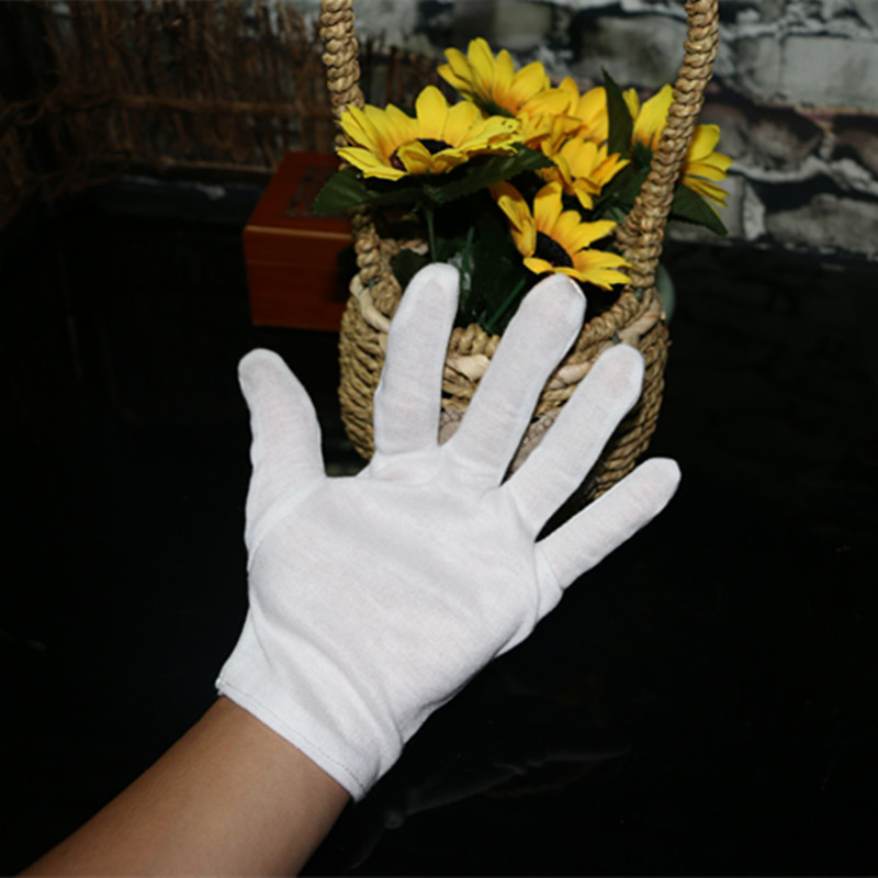 厂家批发透气棉手套 劳保作业白手套 自产自销白手套