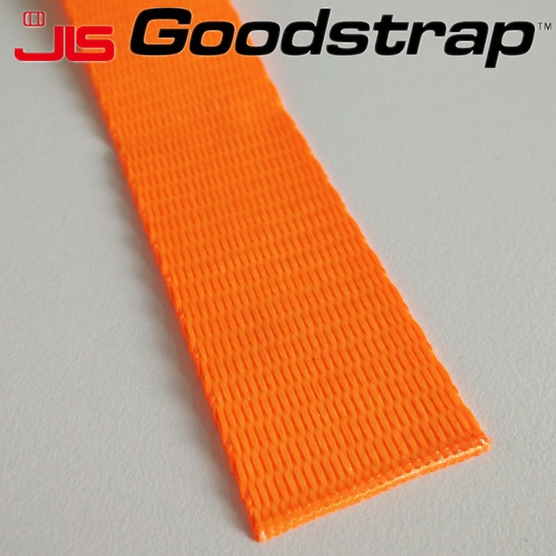 25mm1吨拉力桔色打包带高强涤纶拉紧带捆绑带优质耐磨摩托车绑带