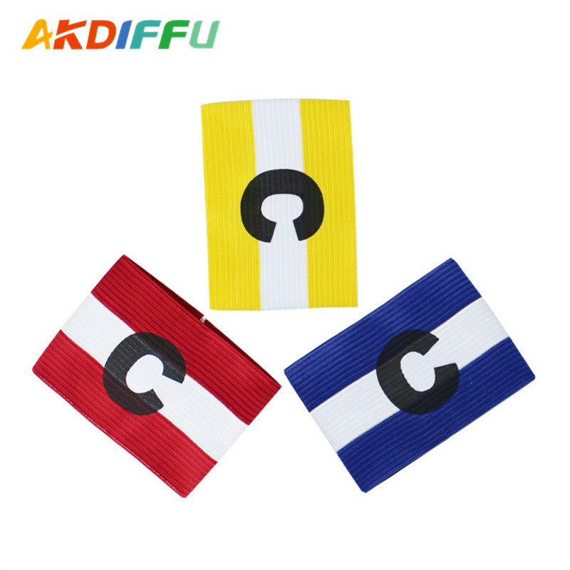 Ike Diffie 111 # fútbol capitán brazalete pasta envuelto nylon elástico logo fábrica al por mayor