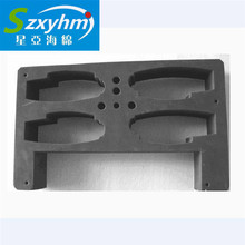 CNC雕刻EVA泡绵内衬 工具箱异形防撞泡棉盒 玻璃运输填充物海绵条