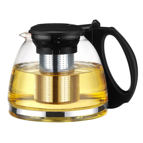 Jamehua Glass Gongfu Tea Set High-Temperature Proof Tea Pot Stainless Steel Filter Mesh Large Capacity Single Steaming