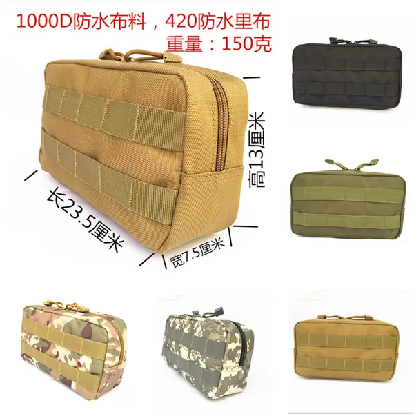 Factory direct outdoor multifunctional tactical commuter bag 1000D waterproof accessory bag tactical hanging bag wholesale