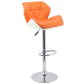 欧式简约吧台椅外贸出口酒吧椅 PU革创意吧台前台椅美容美发椅