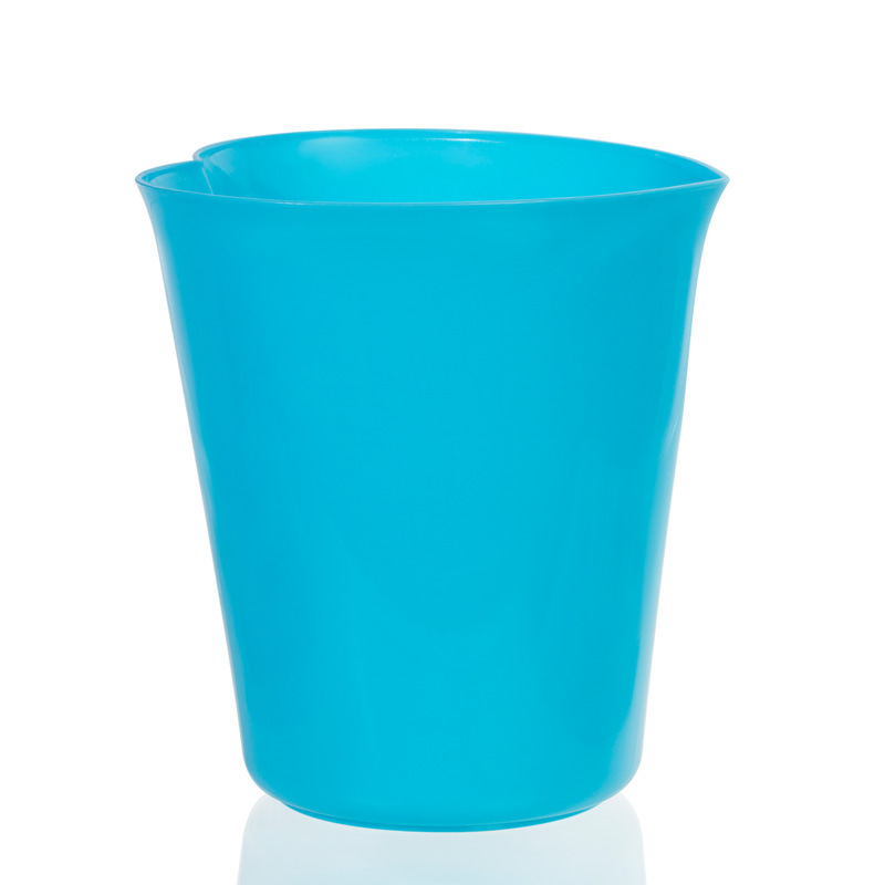 Moda en forma de corazón bote de basura de plástico para el hogar descubierto Cubo de almacenamiento creativo baño bote de basura Fábrica al por mayor