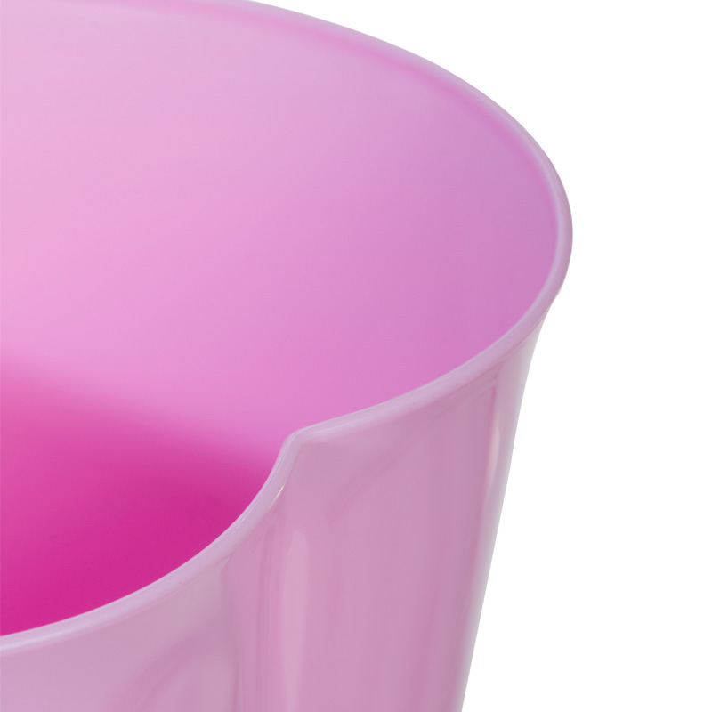 Moda en forma de corazón bote de basura de plástico para el hogar descubierto Cubo de almacenamiento creativo baño bote de basura Fábrica al por mayor