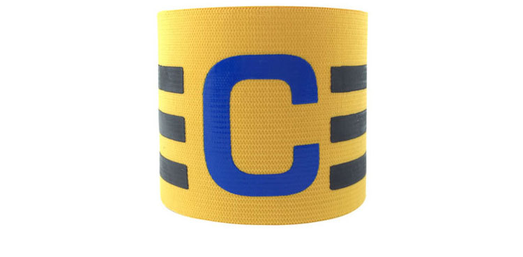 Aikedifei 114 # fútbol capitán brazalete pasta bobinado nylon elástico logo fábrica al por mayor