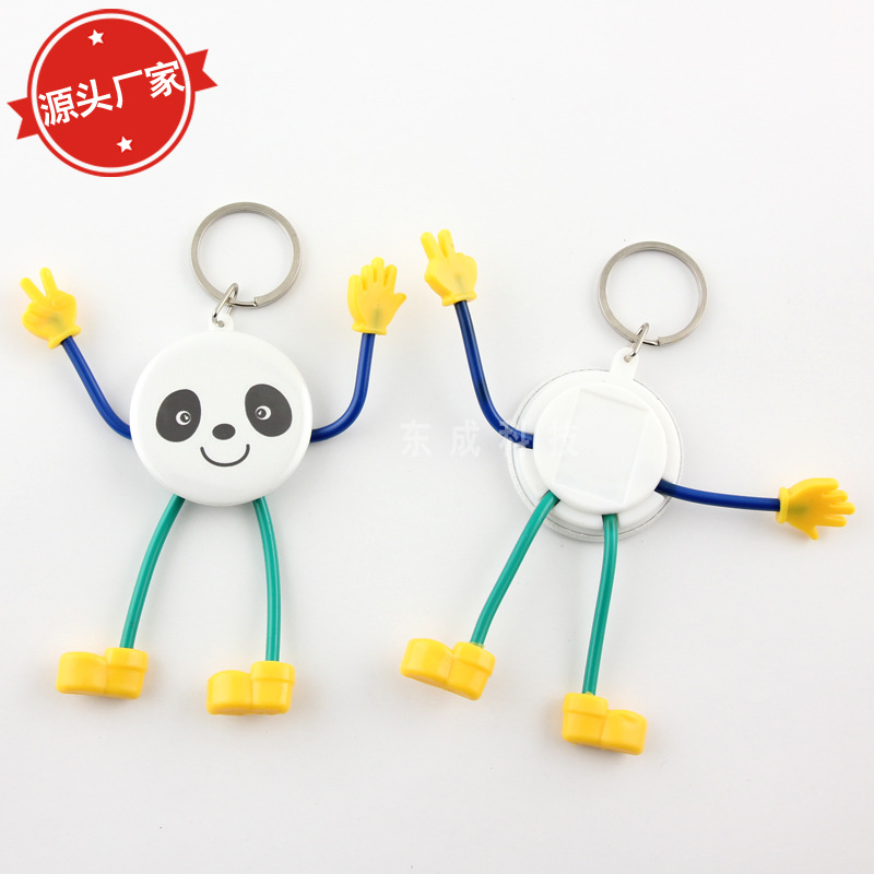 58mm马口铁卡通人偶扣钥匙扣耗材 徽章小人物钥匙链空白材料