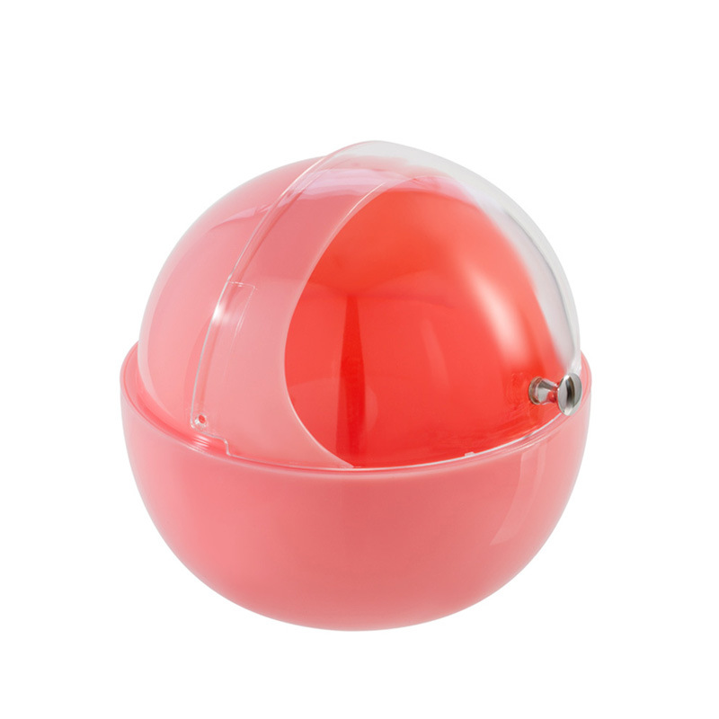 Pequeño frasco de almacenamiento de plástico flip sellado caja de almacenamiento de joyas de caramelo simple princesa coreana Linda fábrica al por mayor