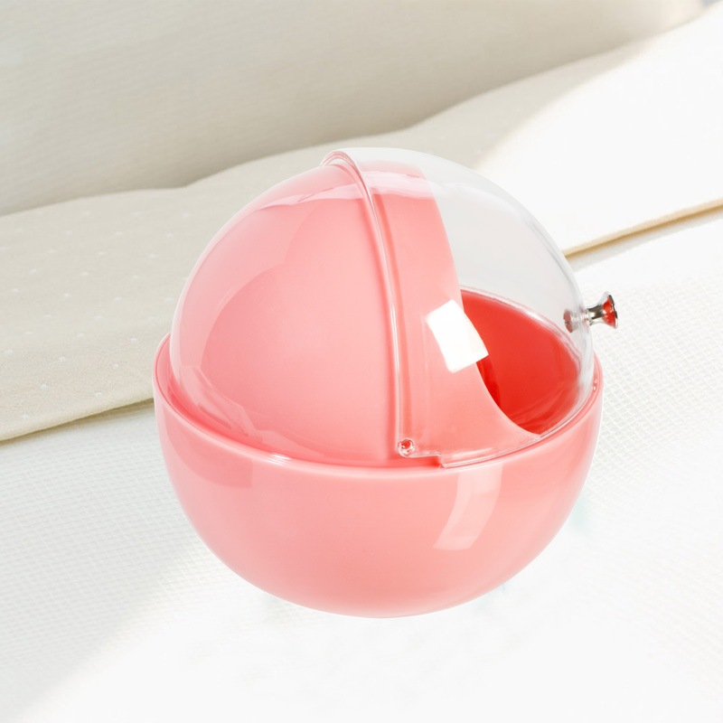 Pequeño frasco de almacenamiento de plástico flip sellado caja de almacenamiento de joyas de caramelo simple princesa coreana Linda fábrica al por mayor