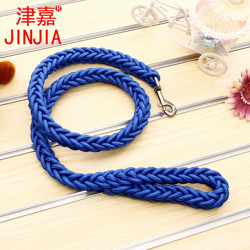Поводок для собак (JINJIA) 8-нитевой косичка из верёвки, длина 1,3 м × 5 см, прочный для средних и крупных собак