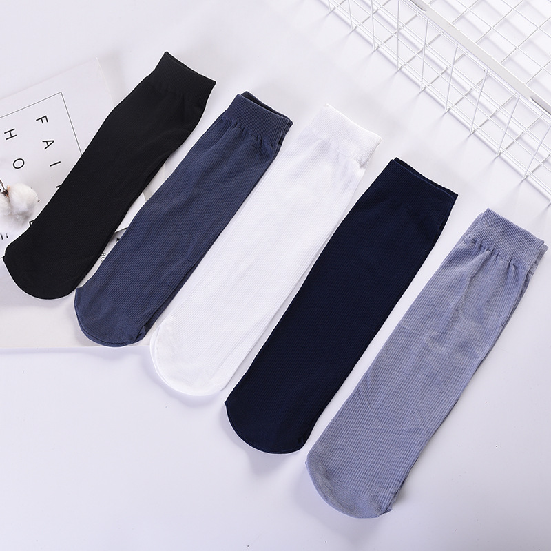 Disposable socks men's summer thin breathable short stockings for business travel wash-free socks amusement park socks wholesale