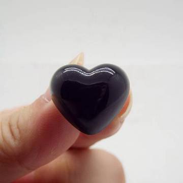 Amor en forma de corazón melocotón ojos accesorios de juguete felpa muñeca nariz en forma de corazón nariz animal de dibujos animados nariz roja