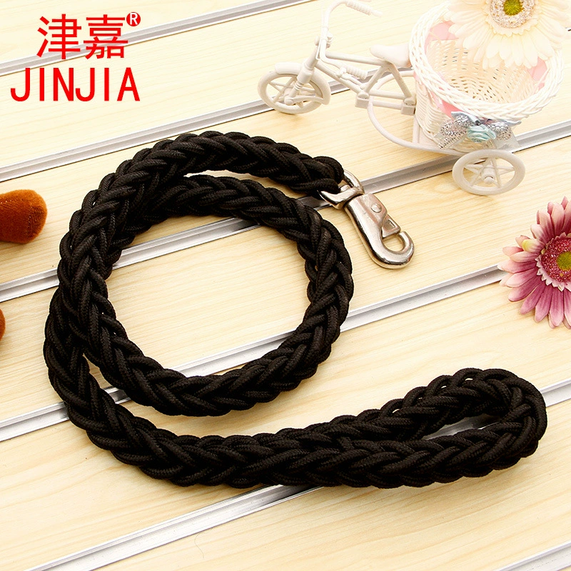 Поводок для собак (JINJIA) 8-нитевой косичка из верёвки, длина 1,3 м × 5 см, прочный для средних и крупных собак