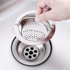 Kitchen sink filter mesh portable sieve drain strainer stainless steel sink separator net dishwashing basin filter