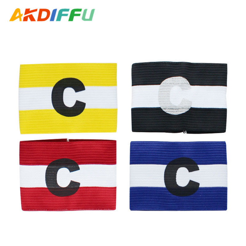 Ike Diffie 111 # fútbol capitán brazalete pasta envuelto nylon elástico logo fábrica al por mayor