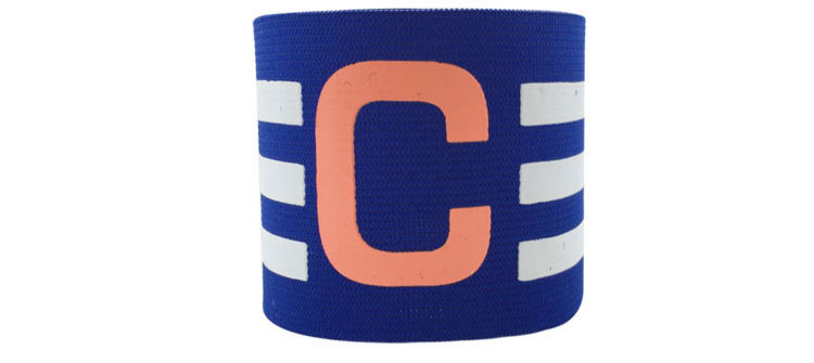 Aikedifei 114 # fútbol capitán brazalete pasta bobinado nylon elástico logo fábrica al por mayor