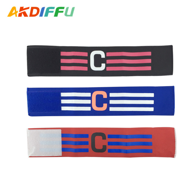 Aikedifei 114 # fútbol capitán brazalete pasta bobinado nylon elástico logo fábrica al por mayor