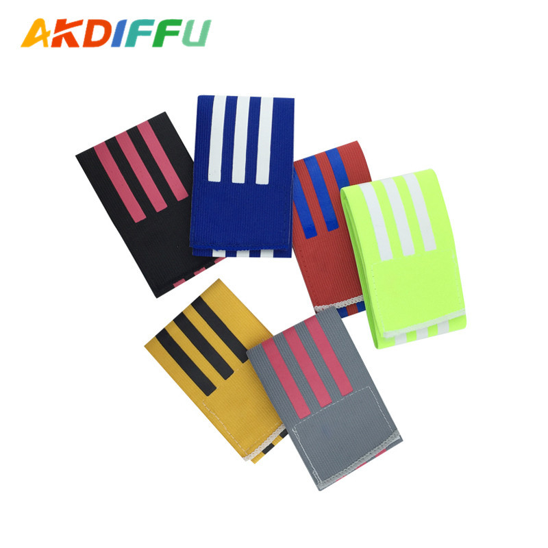 Aikedifei 114 # fútbol capitán brazalete pasta bobinado nylon elástico logo fábrica al por mayor