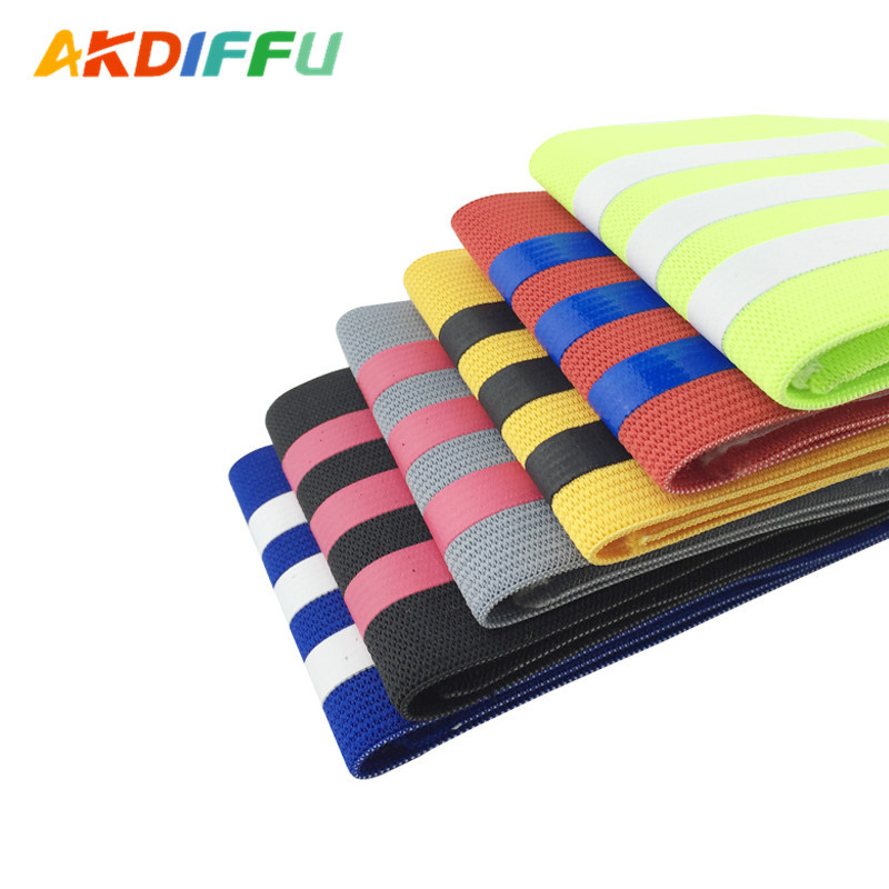 Aikedifei 114 # fútbol capitán brazalete pasta bobinado nylon elástico logo fábrica al por mayor