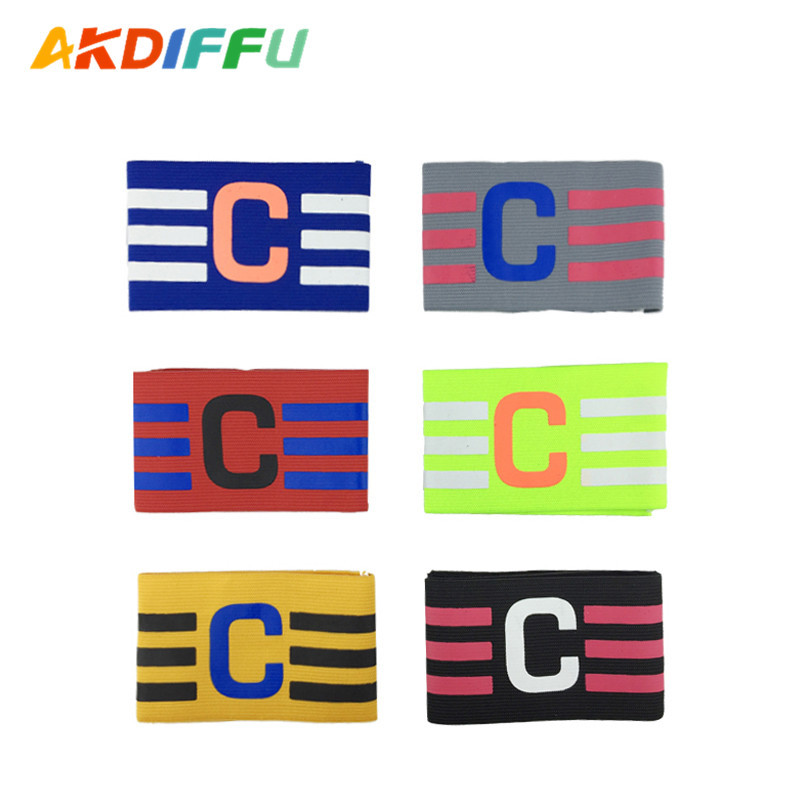 Aikedifei 114 # fútbol capitán brazalete pasta bobinado nylon elástico logo fábrica al por mayor