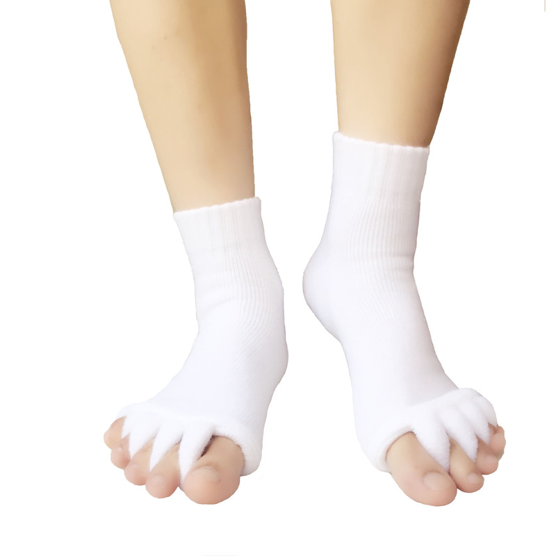 Japanese and Korean Split-Toe Socks Health Massage Yoga Five-Toe Socks Women's Soft Nitrile Cotton Toe Socks Open-Toe Socks