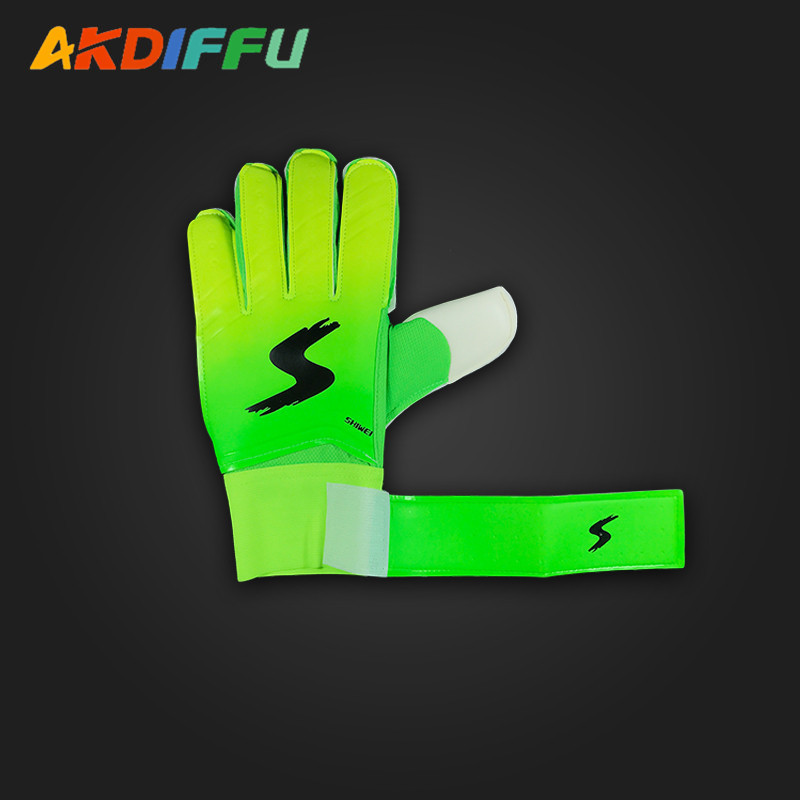 Aikedifei 833 # guantes de portero multi-tamaño con los hombres y guantes de fútbol de las mujeres guantes de portero