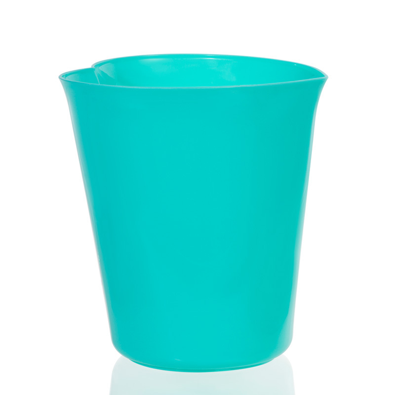 Moda en forma de corazón bote de basura de plástico para el hogar descubierto Cubo de almacenamiento creativo baño bote de basura Fábrica al por mayor