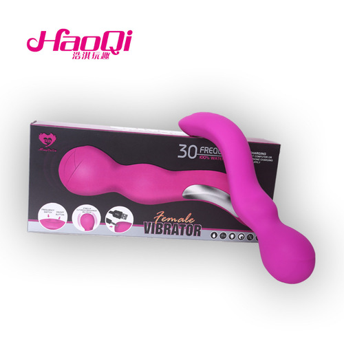 Adult sex toys, female sex toys, silicone rechargeable av vibrator, female masturbation equipment, vibrator wholesale