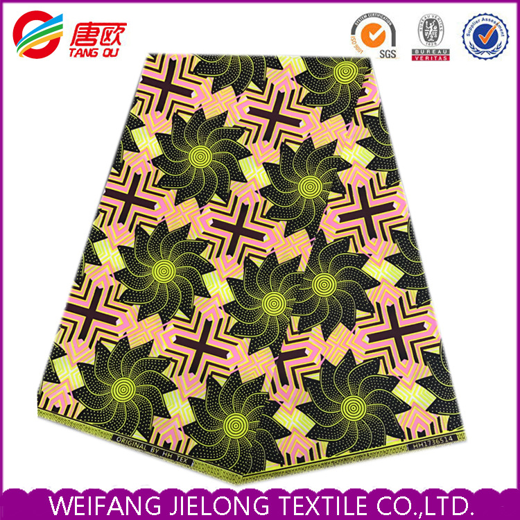 厂家直销纯棉布料民族风格布料仿蜡染布厂家直销厂家出口非洲